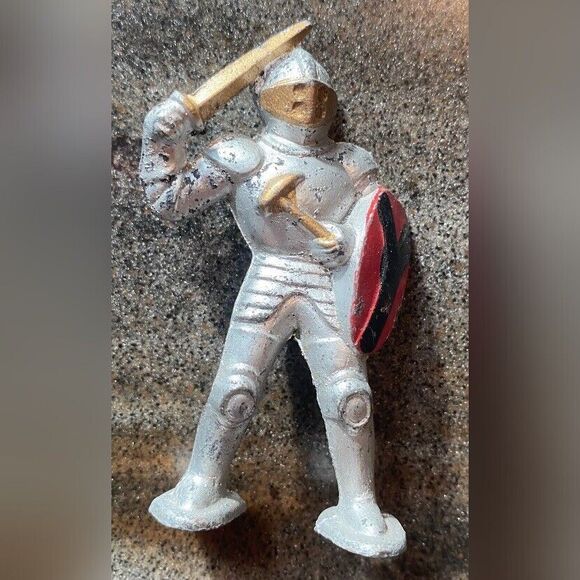 Lot 7 Robin Hood Friar Tuck Knights Cast Lead Figures Manoil Rare 1940/50 - Picture 8 of 16